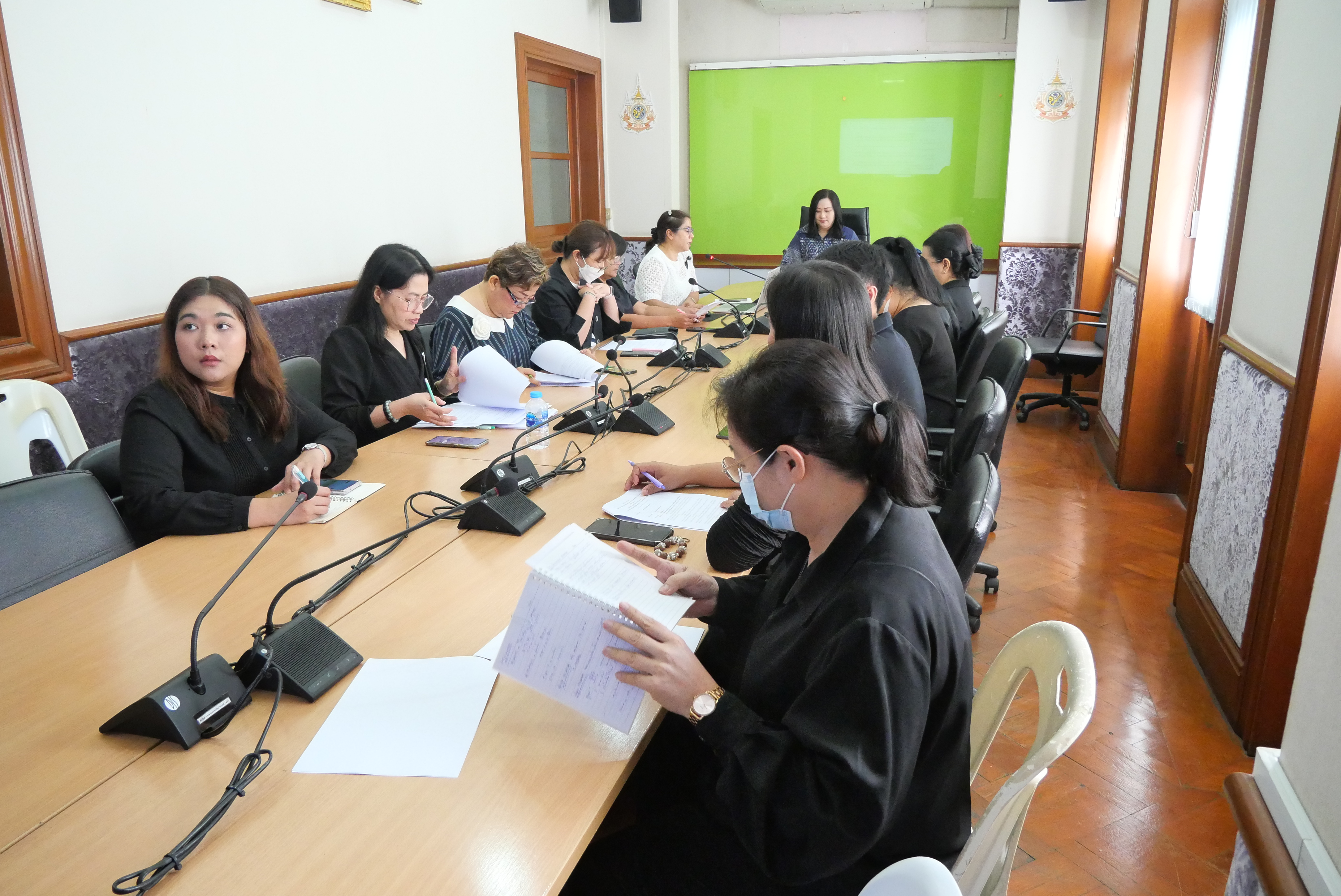 title - ประชุมคณะทำงานจัดวางระบบการควบคุมภายในและบริหารความเสี่ยงของสำนักบริหารกลาง ครั้งที่ 1/2569